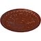 Ekena Millwork Raymond Ceiling Medallion (Fits Canopies up to 5 3/8"), Hand-Painted Firebrick, 18"OD x 1 1/4"P CM18RA2FIF - alternate 3